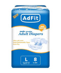 ADFIT ADULT DIAPERS 8 PCS - LARGE - Uplift Things