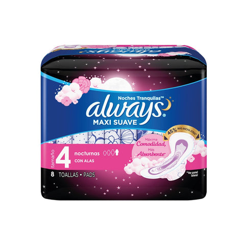 ALWAYS MAXI PAD 8PADS - OVERNIGHT - Uplift Things