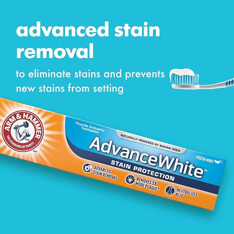 ARM & HAMMER TOOTH PASTE 120ML - STAIN PROTECTION - Uplift Things