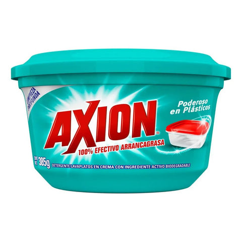 AXION DISHWASHING CREAM 385G - POWERFUL ON PLASTICS - Uplift Things