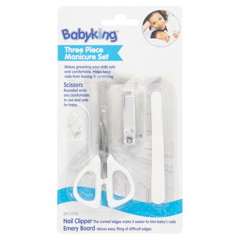 BABY KING 3PCS MANICURE SET - Kurt Supermarket