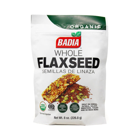 BADIA WHOLE FLAX SEED 8OZ - Uplift Things