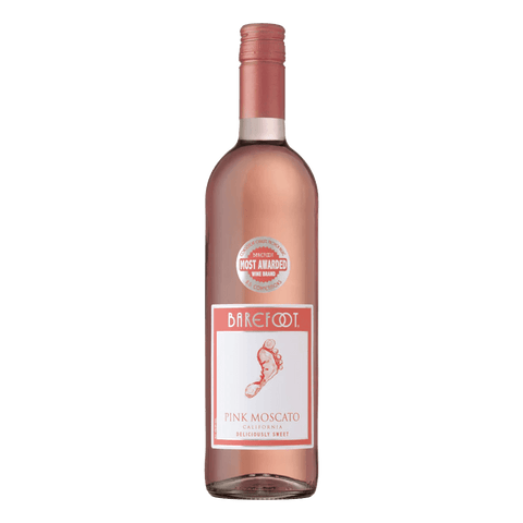 BAREFOOT WINE 750ML - PINK MOSCATO - Uplift Things
