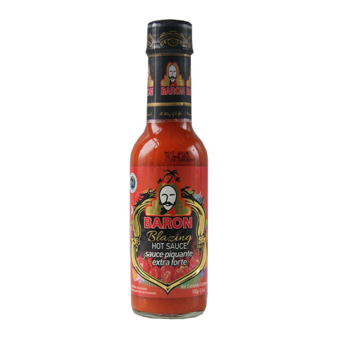 BARON BLAZING HOT SAUCE 155G - Uplift Things