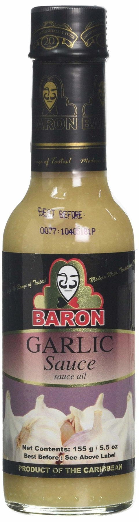 BARON GARLIC SAUCE 155G - Uplift Things