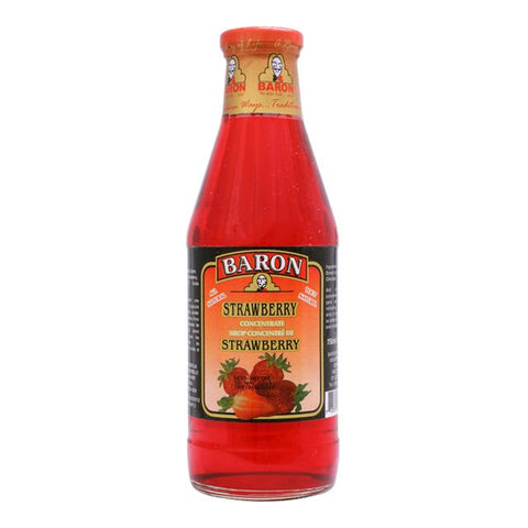 BARON STRAWBERRY CONCENTRATE 26OZ - Uplift Things