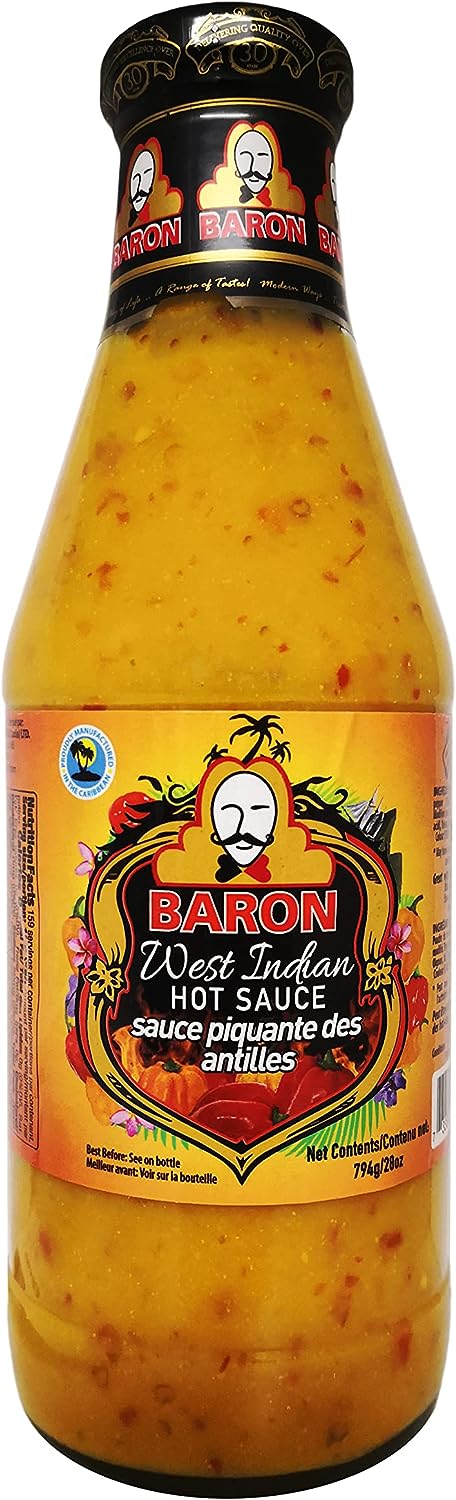 BARON WEST INDIAN HOT SAUCE - 794G - Uplift Things