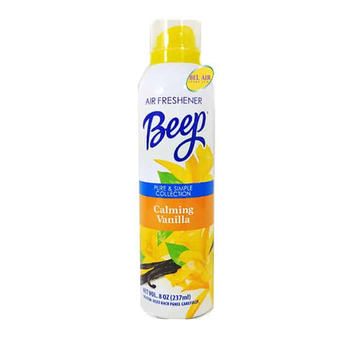 BEEP AIRFRESHER CALMING VANILLA 8OZ - Uplift Things