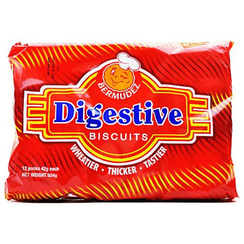 BERMUDEZ DIGESTIVE BISCUITS - (12PK X 42G) - Kurt Supermarket