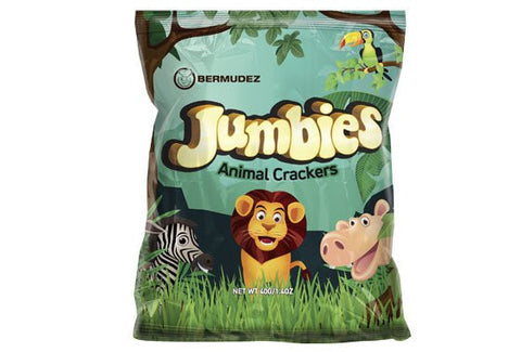 BERMUDEZ JUMBIES ANIMAL CRACKERS 40G - Uplift Things