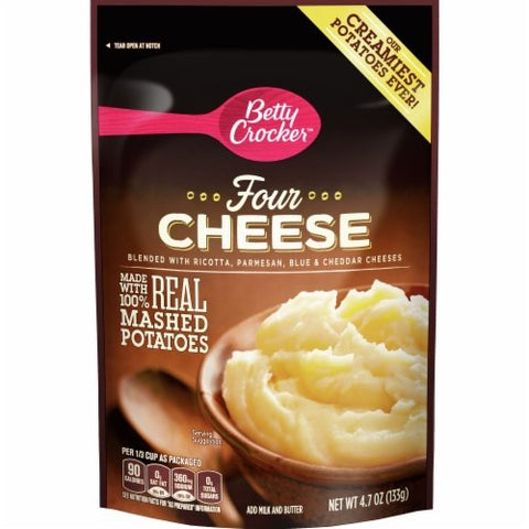 BETTY CROC MASHED POTATO FOUR CHEESE 4.7OZ - Uplift Things