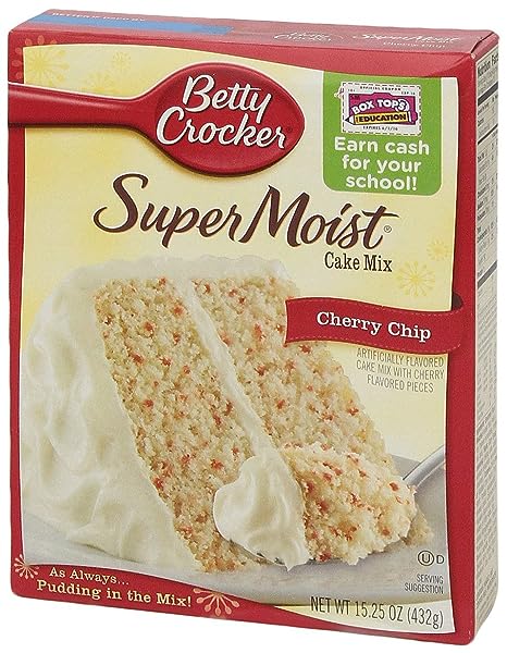 BETTY CROCKER BOX CAKE 15.25OZ - CHERRY CHIP - Uplift Things