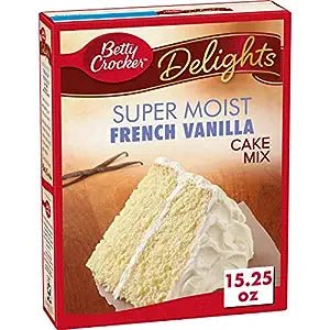 BETTY CROCKER BOX CAKE 15.25OZ - FRENCH VANILLA - Uplift Things