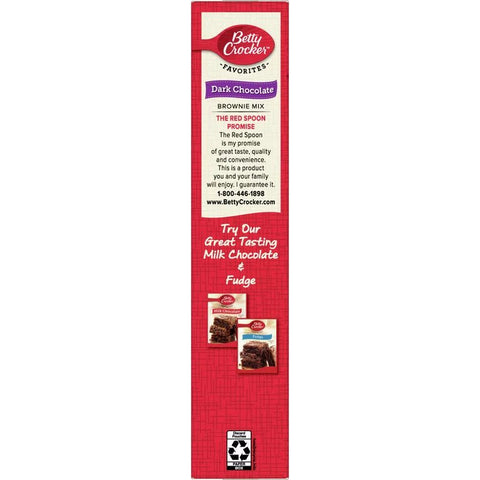 BETTY CROCKER BROWNIE 19.9 OZ - DARK CHOCOLATE - Uplift Things