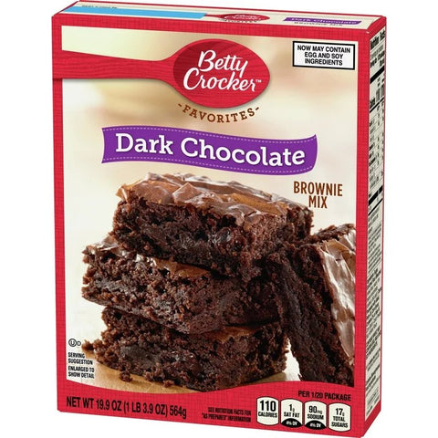 BETTY CROCKER BROWNIE 19.9 OZ - DARK CHOCOLATE - Uplift Things