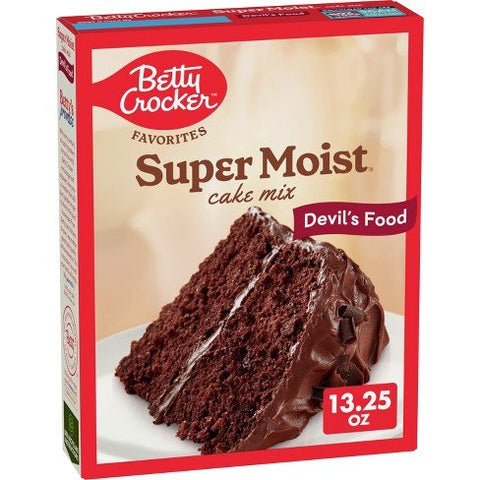 BETTY CROCKER CAKE MIX 13.25OZ - DEVIL'S FOOD - Kurt Supermarket