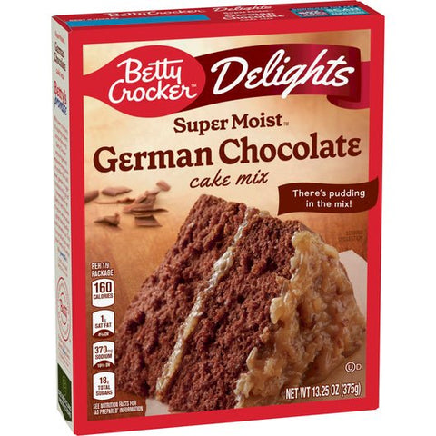 BETTY CROCKER CAKE MIX 13.25OZ - GERMAN CHOCOLATE - Kurt Supermarket