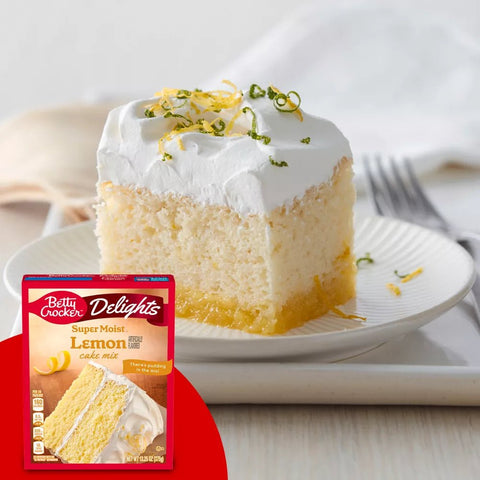 BETTY CROCKER CAKE MIX 13.25OZ - LEMON - Kurt Supermarket