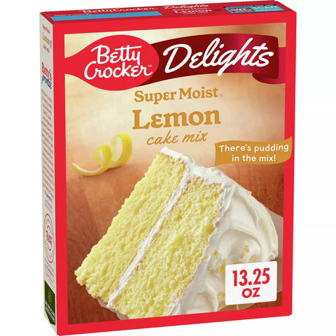 BETTY CROCKER CAKE MIX 13.25OZ - LEMON - Kurt Supermarket