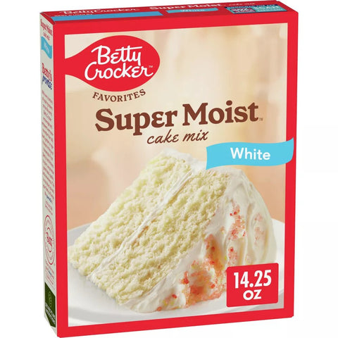 BETTY CROCKER CAKE MIX 13.25OZ - WHITE - Kurt Supermarket