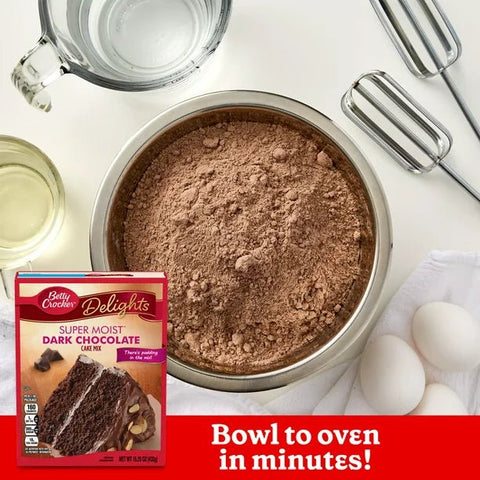 BETTY CROCKER CAKE MIX 15.25OZ - DARK CHOCOLATE - Uplift Things