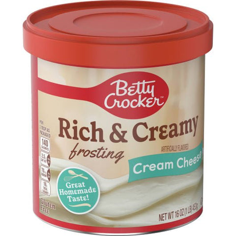 BETTY CROCKER FROSTING 16OZ - CREAM CHEESE - Uplift Things