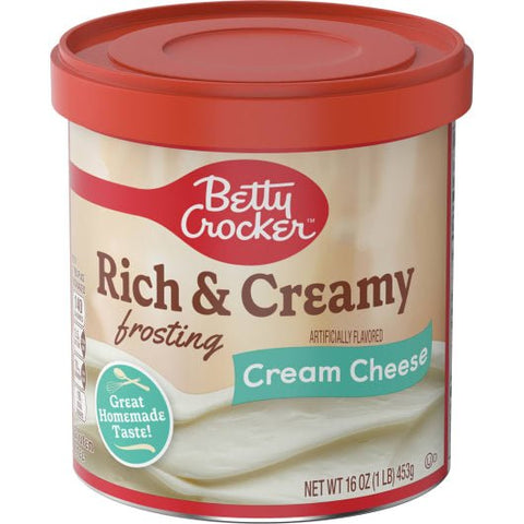 BETTY CROCKER FROSTING 16OZ - CREAM CHEESE - Uplift Things