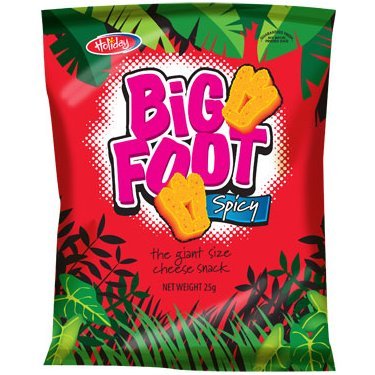 BIG FOOT 25G - SPICY CHEESE - Uplift Things