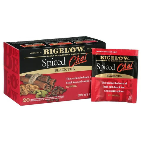 BIGELOW TEA BAGS 20 PCS - SPICED CHAI - Uplift Things