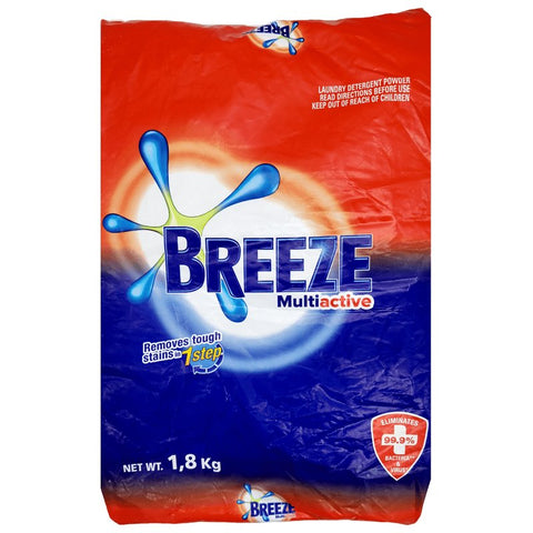 BREEZE MULTIACTIVE DETERGENT POWDER 1.8 KG - Uplift Things