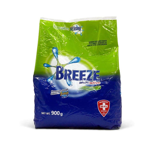 BREEZE MULTIACTIVE POWDER DETERGENT 900G - LEMON - Uplift Things