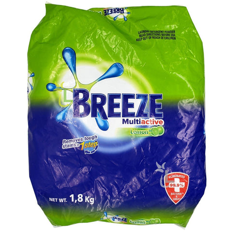 BREEZE SOAP POWDER 1.8 KG - LEMON - Uplift Things