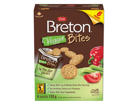 BRETON 132G - VEGGIE BITES - Uplift Things