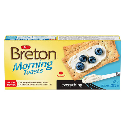 BRETON CRACKERS 225G - MORNING TOASTS EVERYTHING - Uplift Things