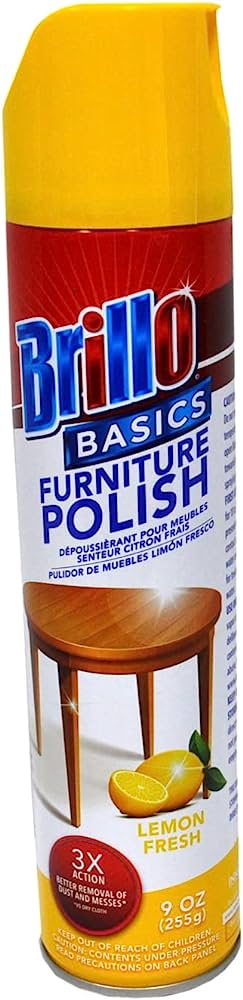 BRILLO FURNITURE POLISH 9 OZ - LEMON - Uplift Things