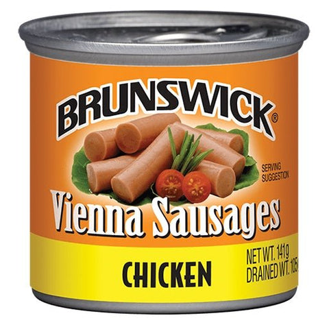 BRUNSWICK VIENNA CHICKEN SAUSAGE 141G - Uplift Things