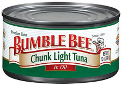 BUMBLE BEE CHUNK LIGHT TUNA 120Z - IN OIL - Uplift Things