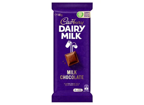 CADBURY DAIRY MILK 180G - MILK CHOCOLATE - Uplift Things