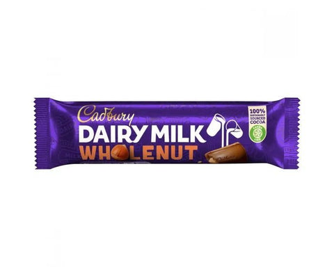 CADBURY DAIRY MILK 45G - WHOLE NUT - Uplift Things