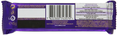 CADBURY DAIRY MILK CHOCOLATE 45G - Uplift Things