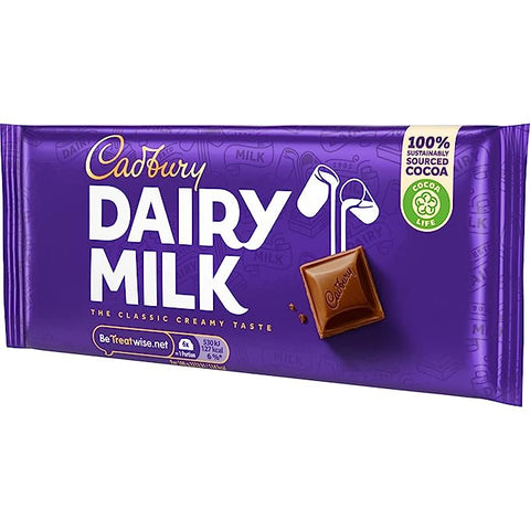 CADBURY DAIRY MILK CHOCOLATE 95G - Uplift Things