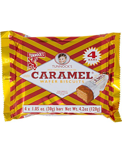 CARAMEL WAFER BISCUIT 4 BARS 4.2OZ - Uplift Things