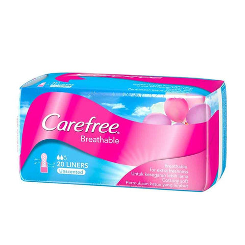 CAREFREE LINERS 20PCS - UNSCENTED - Uplift Things