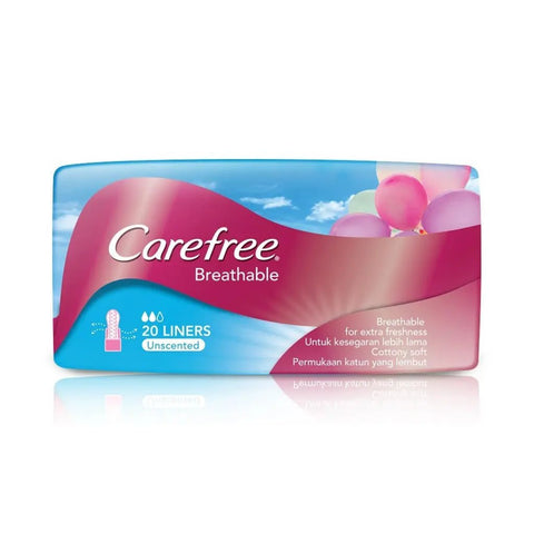 CAREFREE LINERS 20PCS - UNSCENTED - Uplift Things