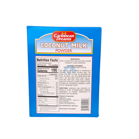 CARIBBEAN DREAMS COCONUT MILK POWDER BOX - Uplift Things