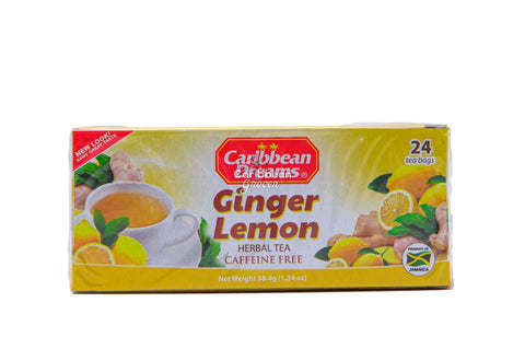 CARIBBEAN DREAMS TEABAG 1.34OZ 24PCS - GINGER LEMON - Uplift Things