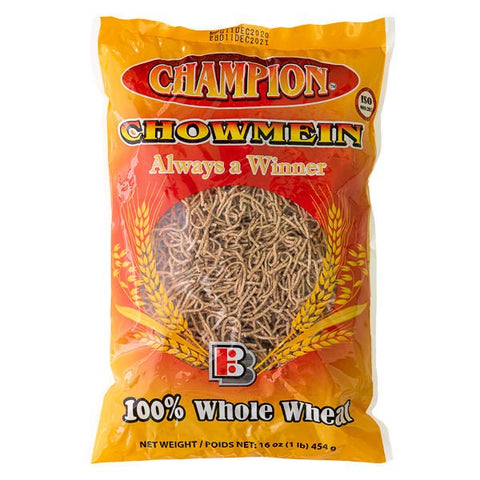 CHAMPION CHOWMEIN 454G - WHOLE WHEAT - Uplift Things