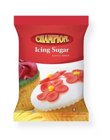 CHAMPION ICING SUGAR 5 LB - Uplift Things