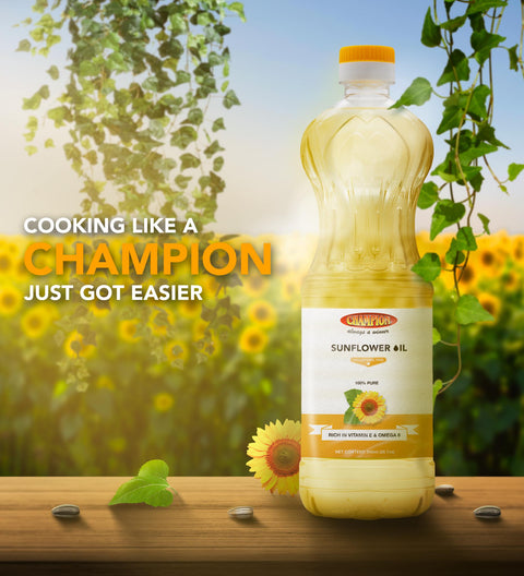 CHAMPION SUNFLOWER OIL 850ML - Uplift Things