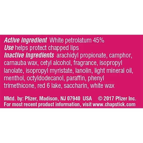 CHAPSTICK LIP BALM 0.15OZ - CLASSIC CHERRY - Uplift Things